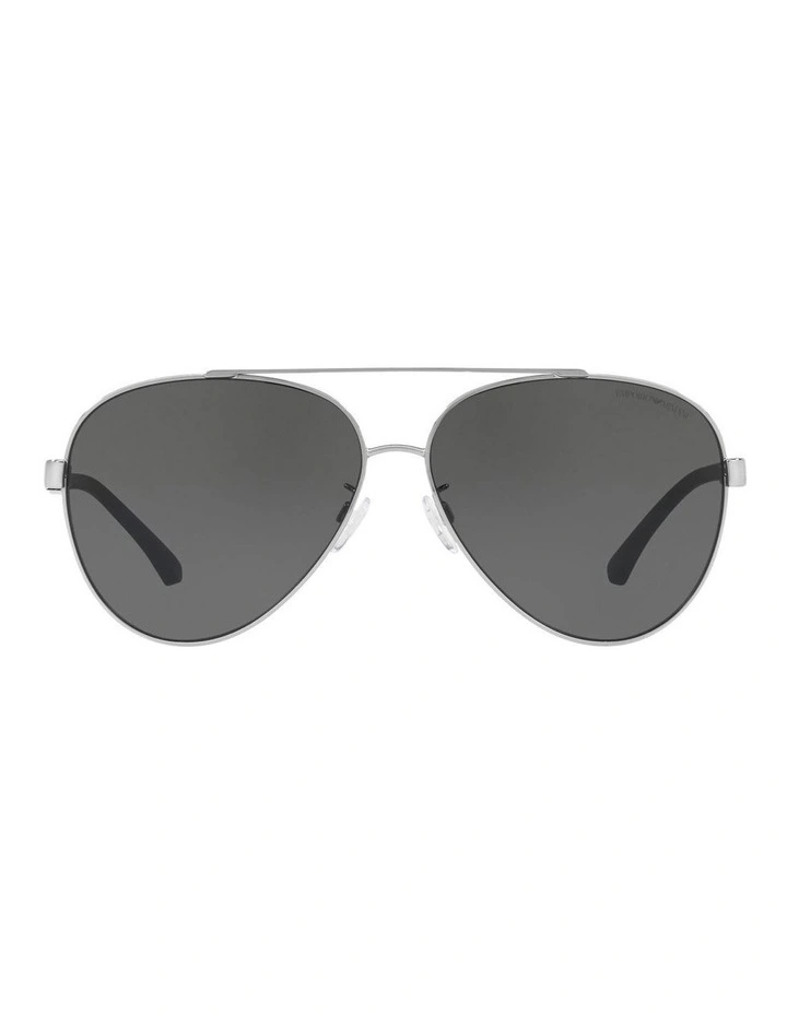 EA2046D Silver Sunglasses image 1