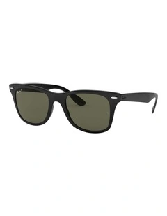 Wayfarer Liteforce Black RB4195F Polarised Sunglasses