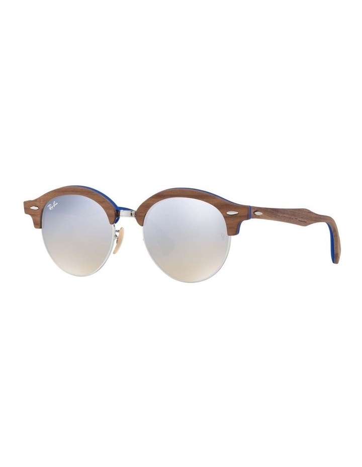 Ray-Ban Clubround Wood Brown RB4246M 