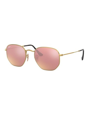 Rb3548n hexagonal sunglasses clearance