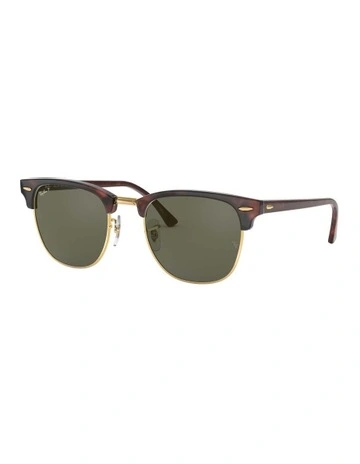 Clubmaster Brown RB3016 Polarised Sunglasses