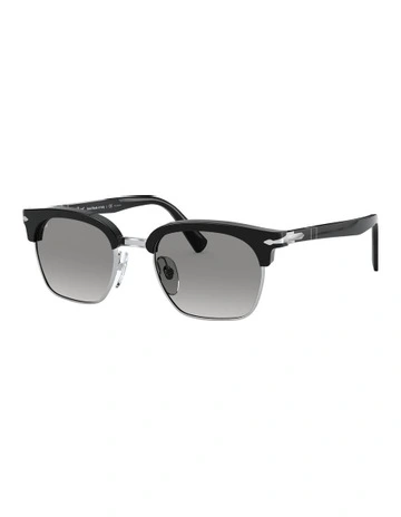 PO3199S Black Polarised Sunglasses
