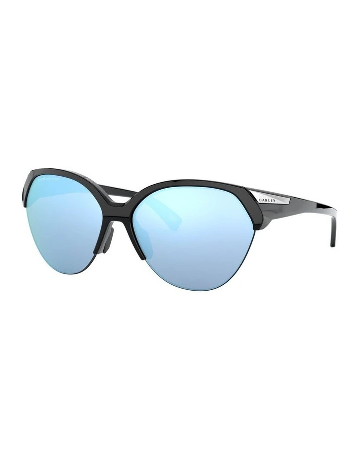 Oakley Trailing Point Black OO9447 Polarised Sunglasses | Blue Lens image 2