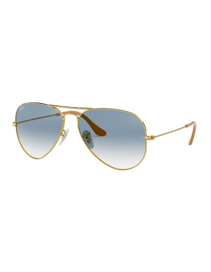 Ray-Ban Aviator Gradient Gold RB3025 Sunglasses | MYER