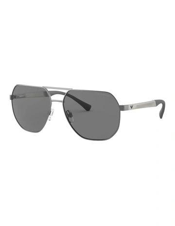 EA2099D Grey Polarised Sunglasses