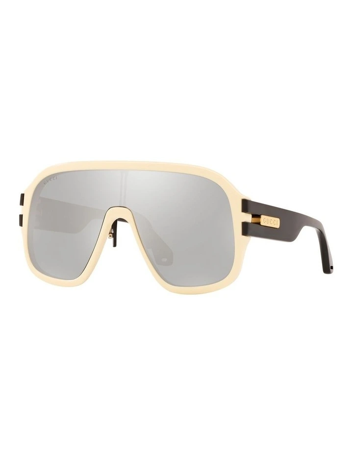GG0663S White Sunglasses image 1