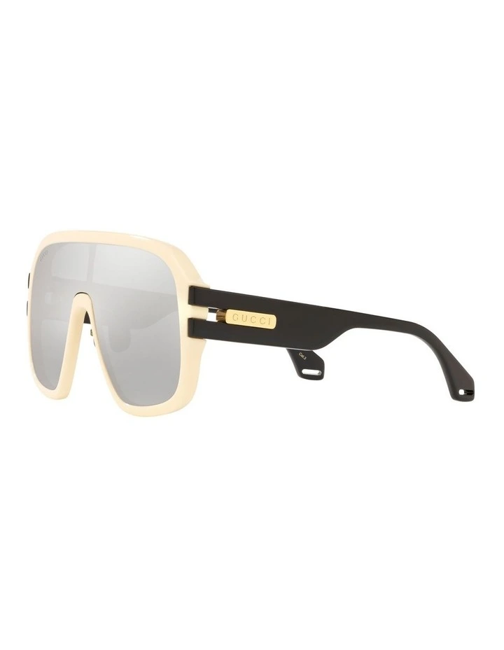 GG0663S White Sunglasses image 3