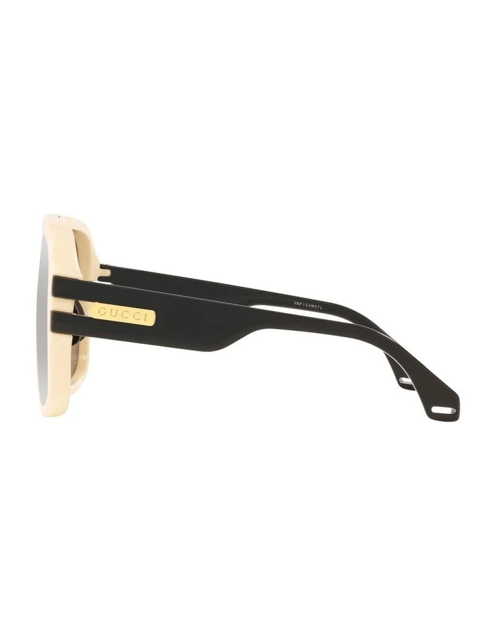 GG0663S White Sunglasses image 4