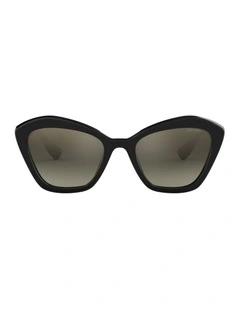 MU 05US Core Collection Black Sunglasses