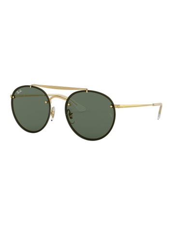 Ray-Ban Blaze Round Double Bridge Gold 