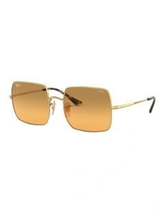 Square 1971 Washed Evolve Gold RB1971 Sunglasses