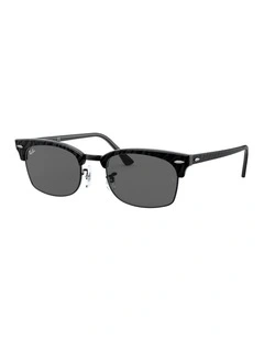 Clubmaster Square Black RB3916 Sunglasses
