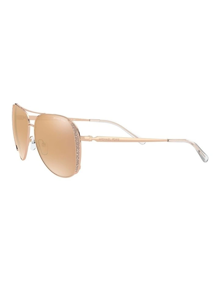 MK1082 Chelsea Glam Gold Sunglasses image 3