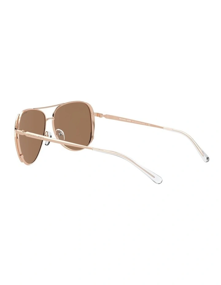 MK1082 Chelsea Glam Gold Sunglasses image 5
