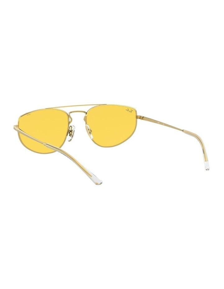 RB3668 Gold Sunglasses image 6