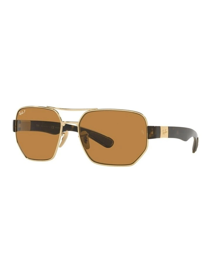 RB3672 Gold Polarised Sunglasses image 1