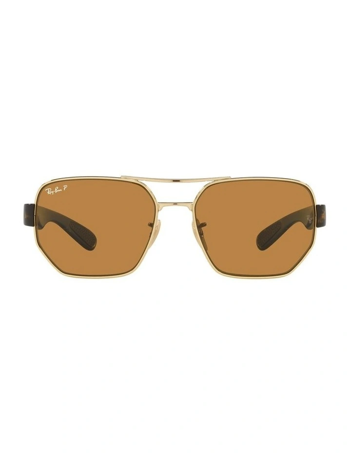 RB3672 Gold Polarised Sunglasses image 2