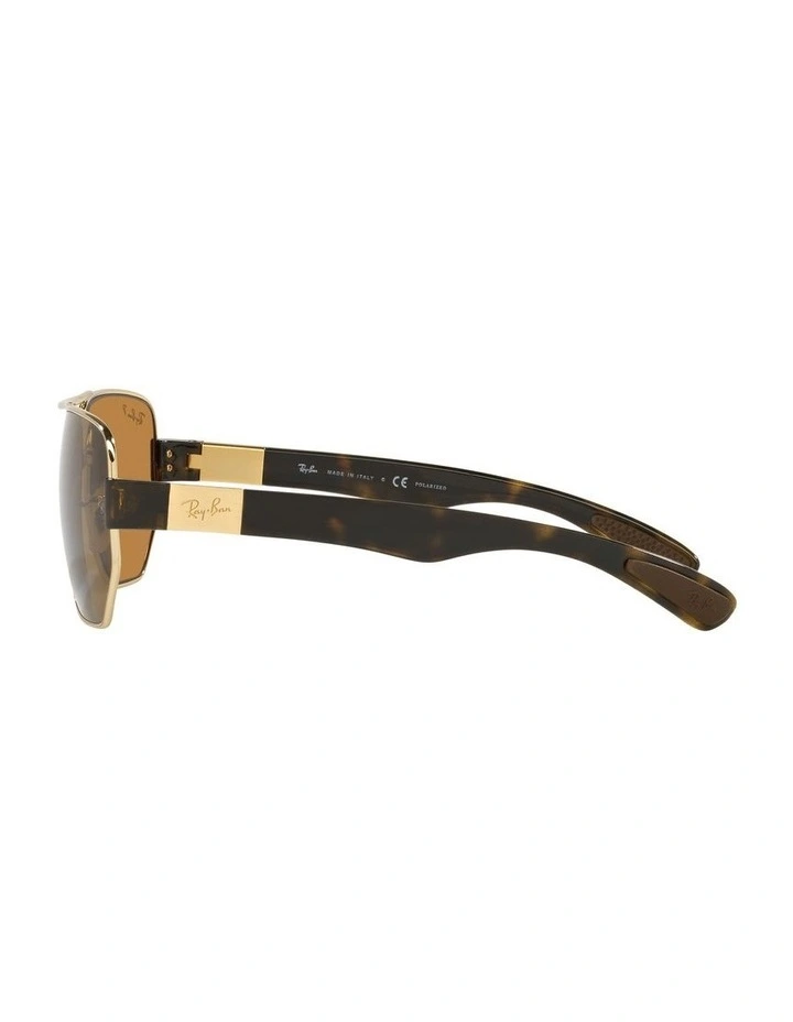 RB3672 Gold Polarised Sunglasses image 4