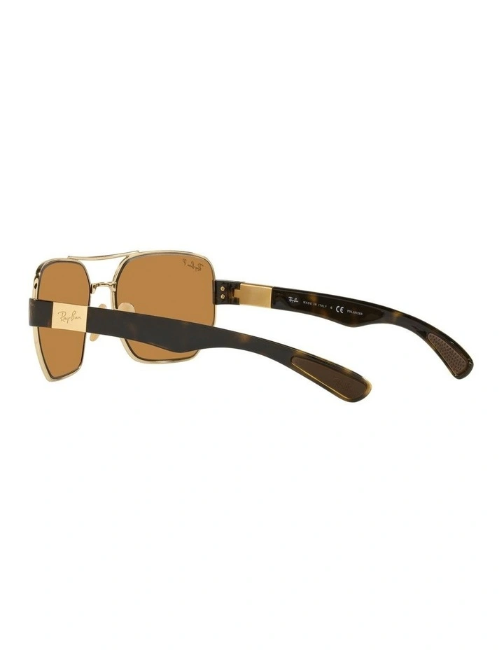 RB3672 Gold Polarised Sunglasses image 5
