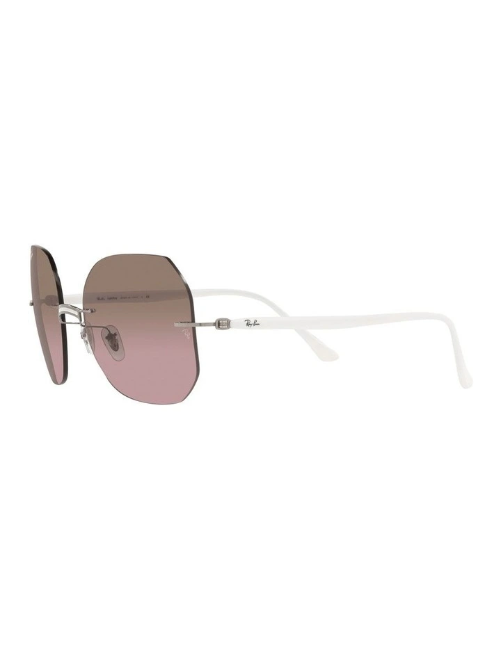 RB8067 Titanium White Sunglasses image 3