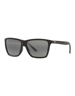 Cruzem Black Polarised Sunglasses