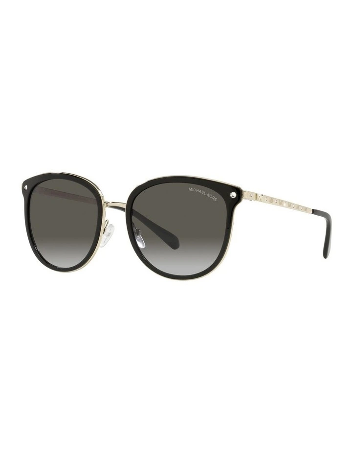 MK1099B Adrianna Bright Black Sunglasses image 1