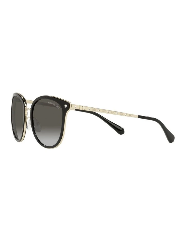 MK1099B Adrianna Bright Black Sunglasses image 3