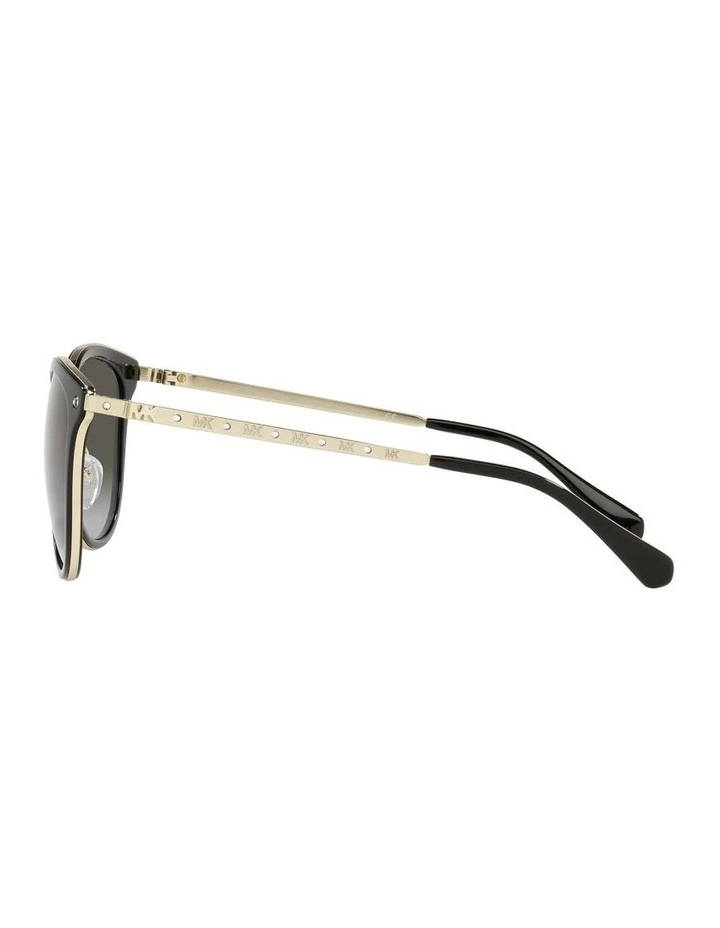 MK1099B Adrianna Bright Black Sunglasses image 4