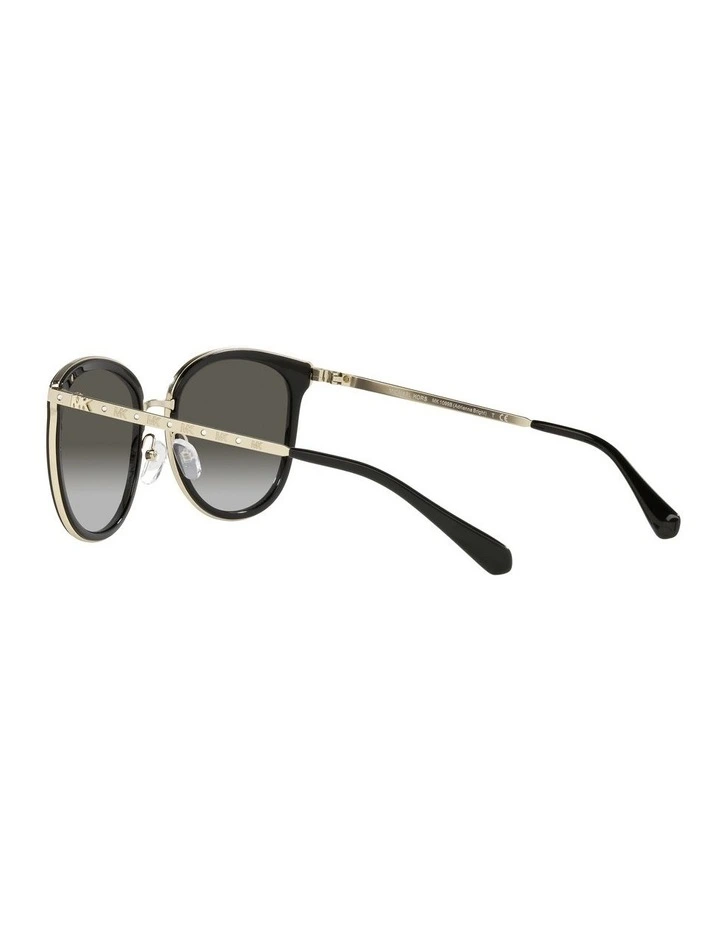 MK1099B Adrianna Bright Black Sunglasses image 5