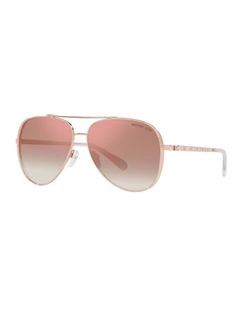 MK1101B Chelsea Bright Gold Sunglasses