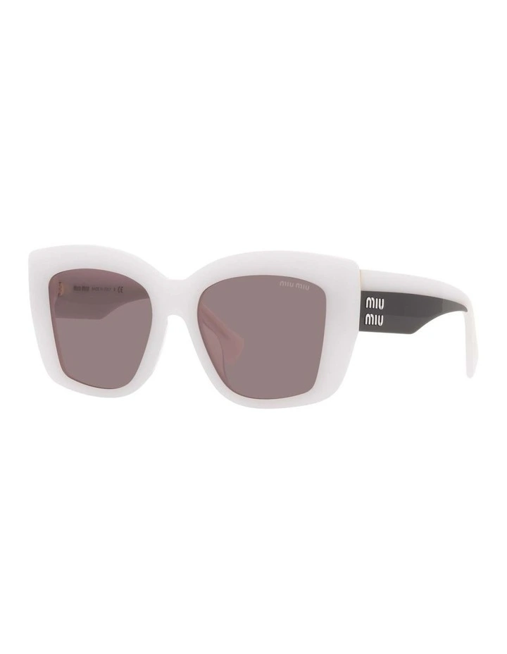 MU 04WS White Sunglasses image 1