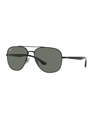 RB3683 Black Polarised Sunglasses
