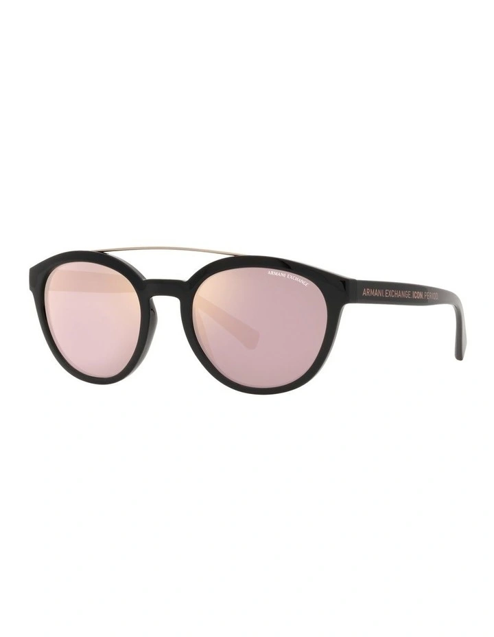 Armani Exchange AX4118SF Shiny Black Sunglasses image 1