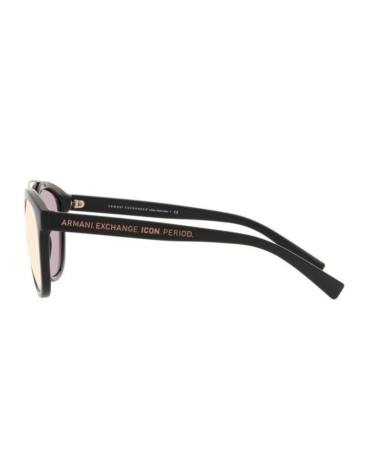 Armani Exchange AX4118SF Shiny Black Sunglasses image 4