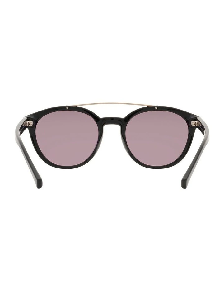Armani Exchange AX4118SF Shiny Black Sunglasses image 7