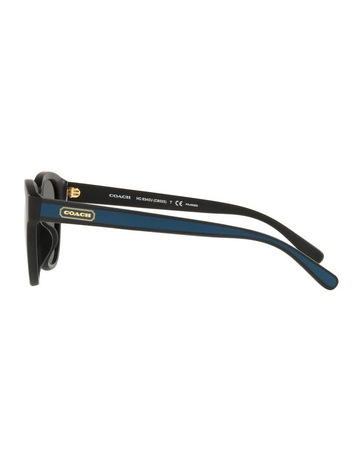 HC8340U C8003 Black Polarised Sunglasses image 4