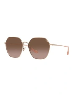 HC7132 C7998 Gold Sunglasses