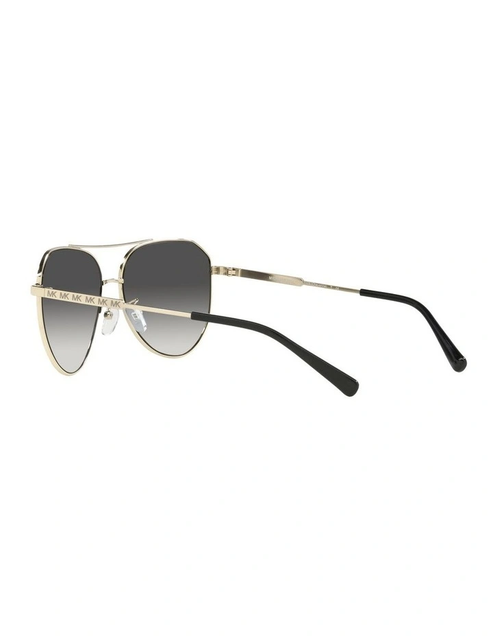 Michael Kors Pilot MK1109 Cheyenne Gold Sunglasses image 5