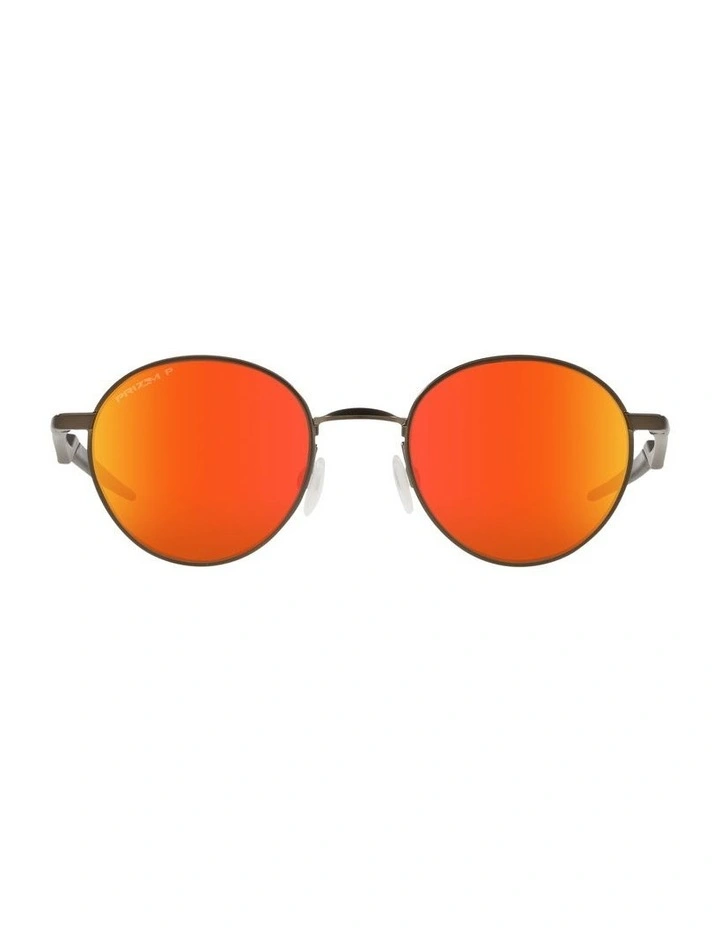 Oakley Terrigal Grey OO4146 Polarised Sunglasses | Orange Lens image 2