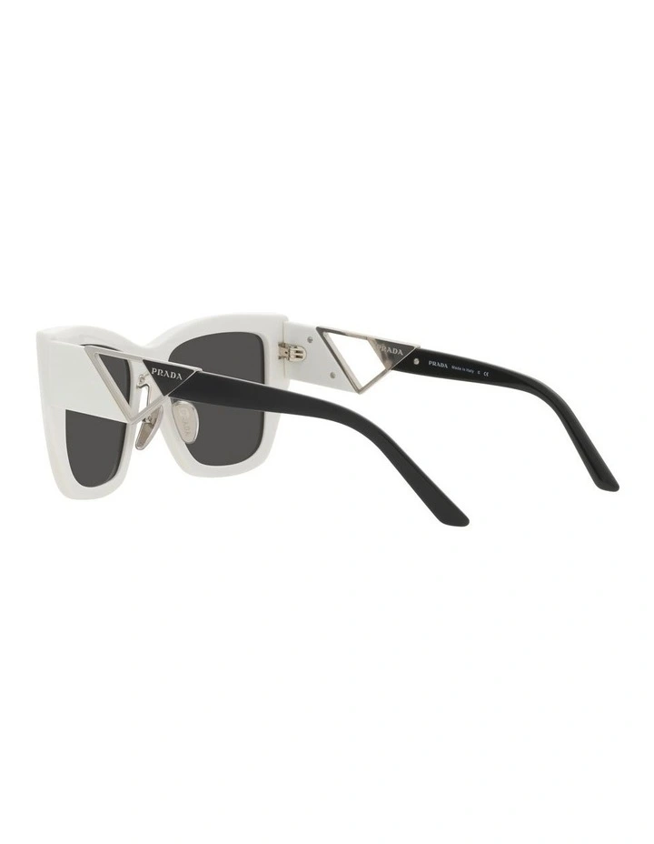 PR 21YS White Sunglasses image 5