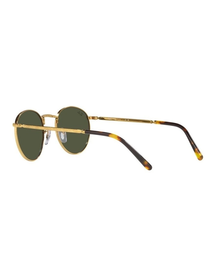 Ray-Ban New Round 47mm Gold Sunglasses image 5