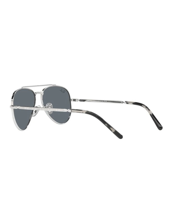 New Aviator Silver Sunglasses image 5