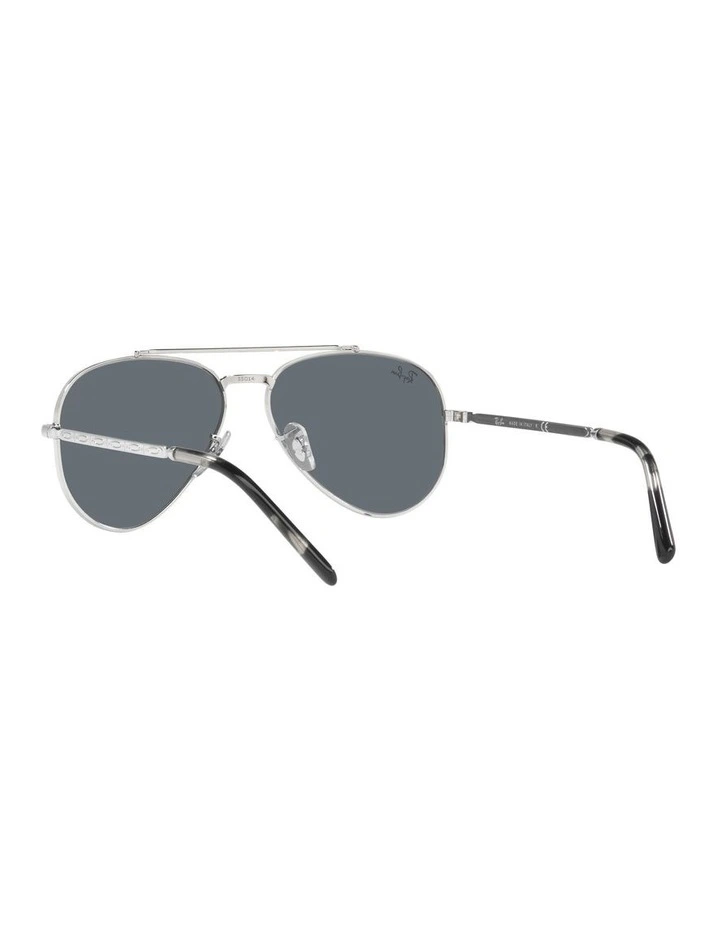 New Aviator Silver Sunglasses image 6
