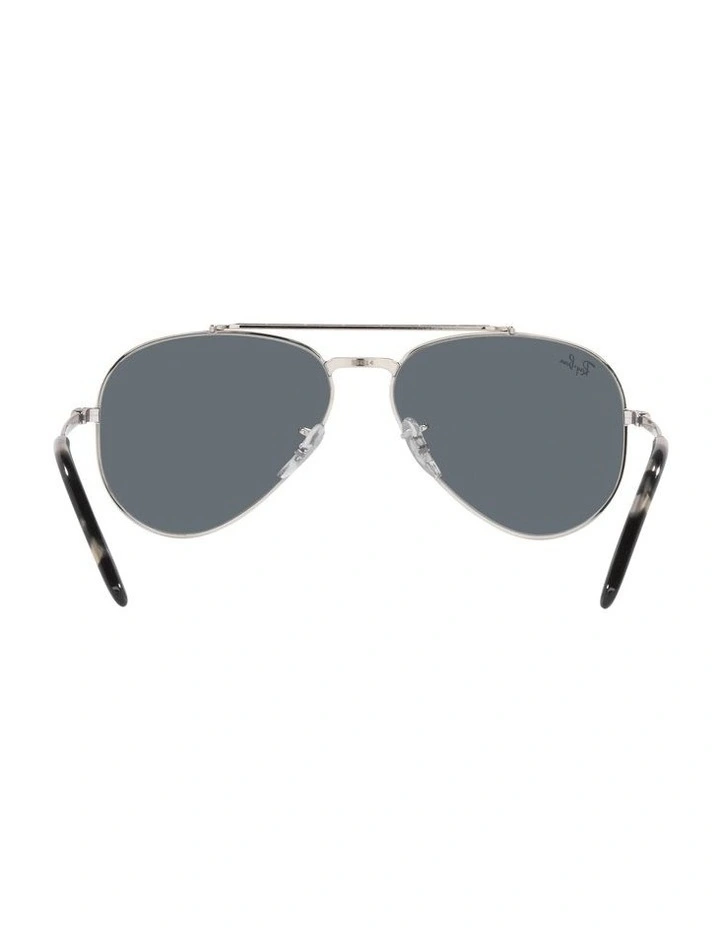 New Aviator Silver Sunglasses image 7