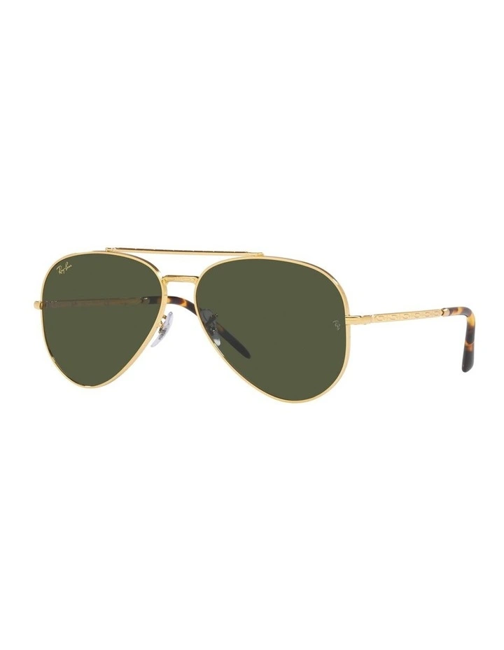 Aviator Sunglasses in Gold image 1