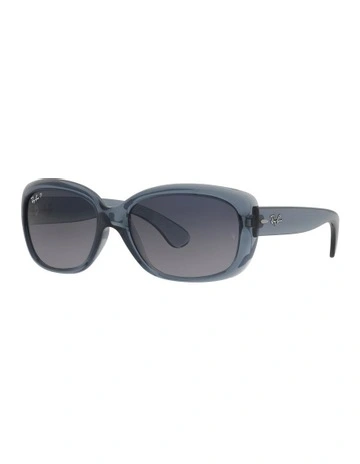 Jackie Ohh Transparent Blue Polarised Sunglasses