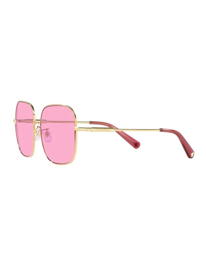 VE2246D Sunglasses in Gold image 3