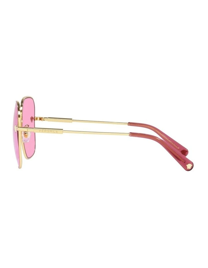 VE2246D Sunglasses in Gold image 4