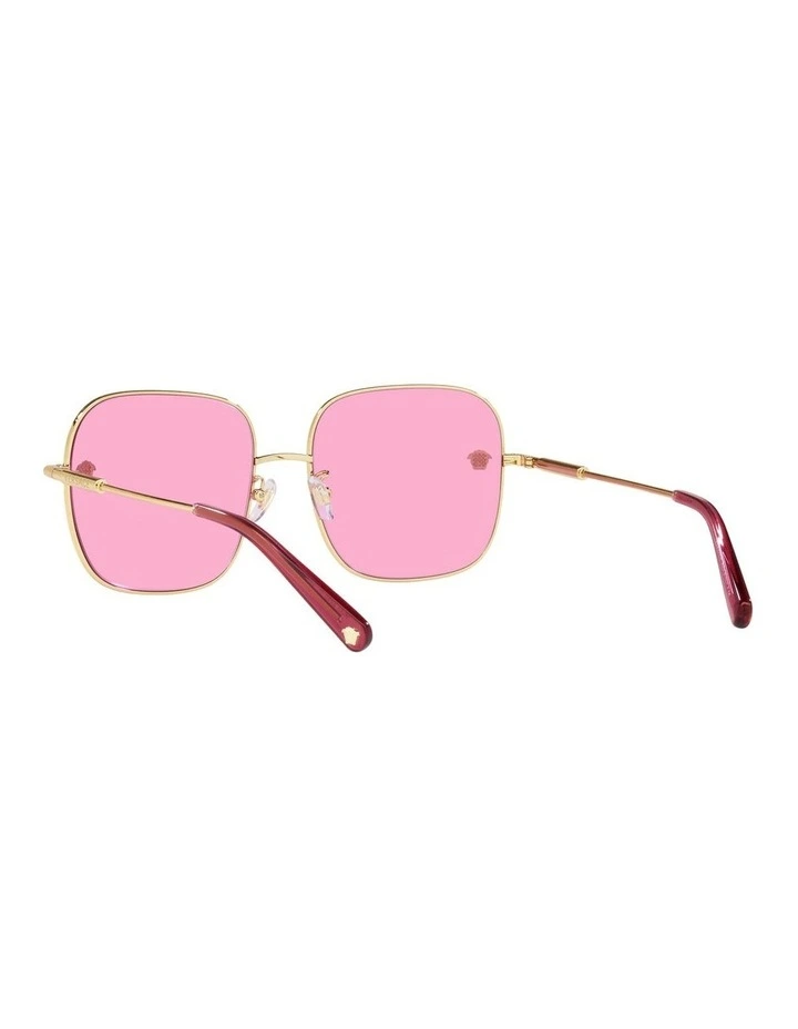 VE2246D Sunglasses in Gold image 6