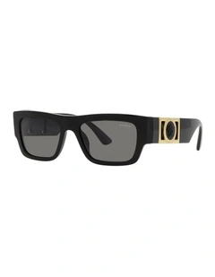 VE4416U Black Polarised Sunglasses